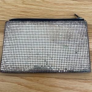 Sparkly mesh vintage clutch/ wristlet